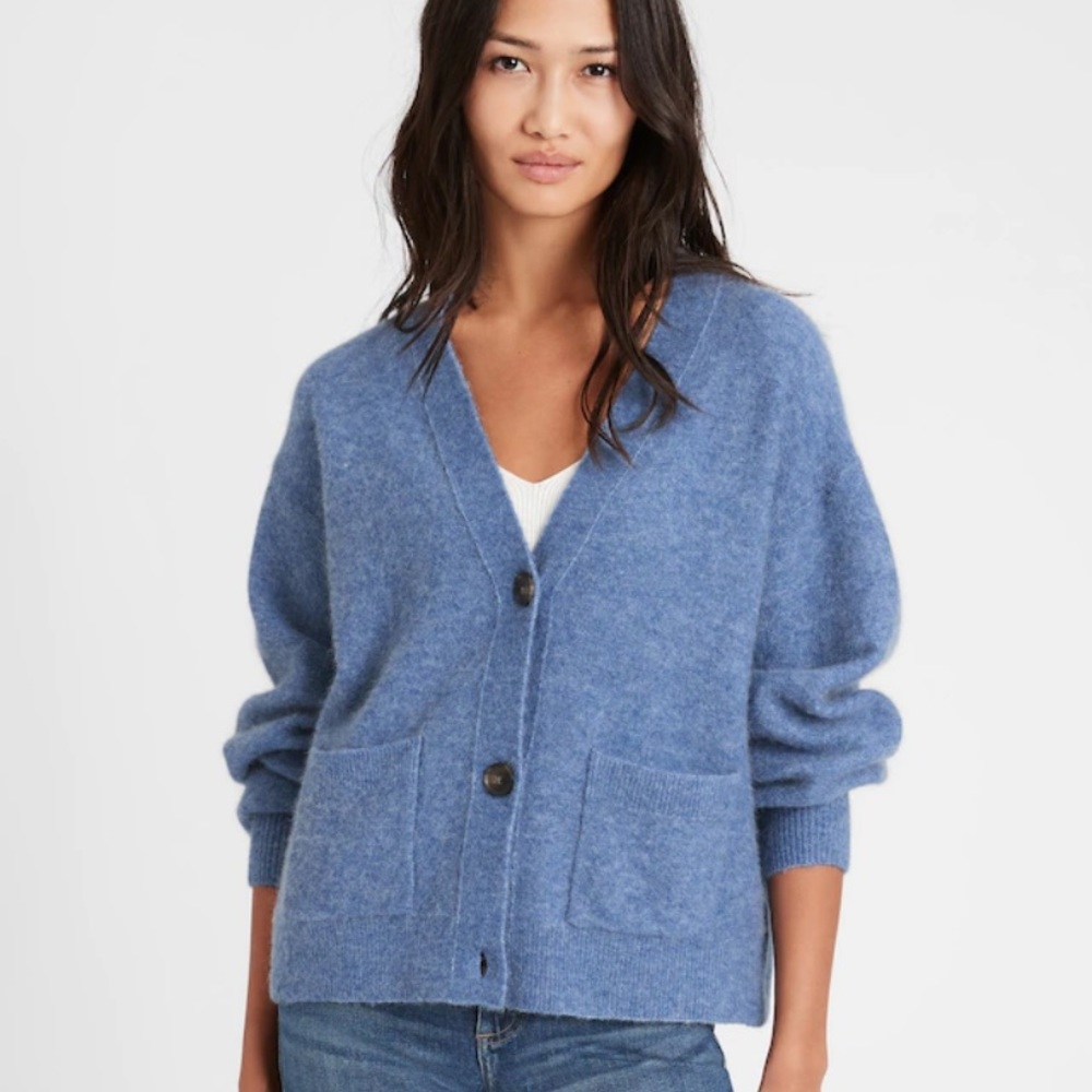 Banana Republic Oversized Blouson Sleeve Sweater